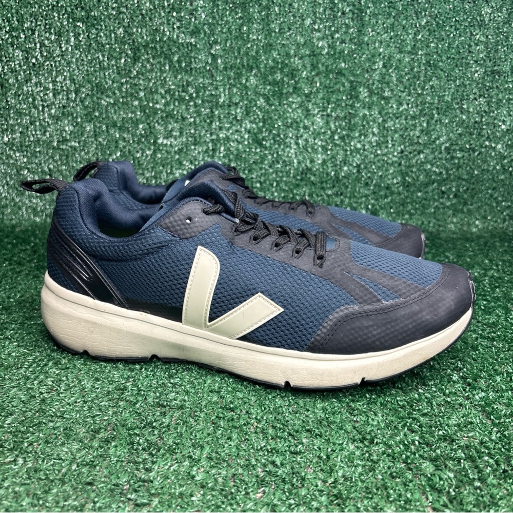VEJA Mens Blue Black White SDU Mesh Runner Sneaker Athletic‎ Size 10.5